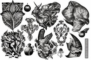 Creation of adam tattoo idea