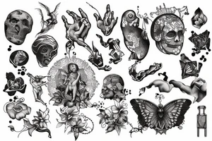 Creation of adam tattoo idea