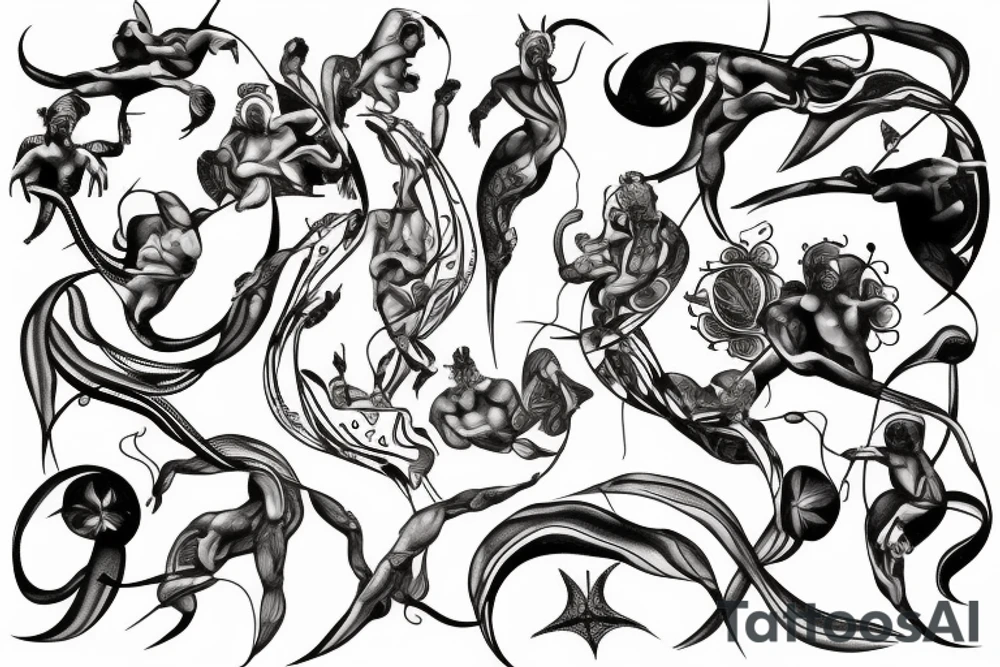 Creation of adam tattoo idea