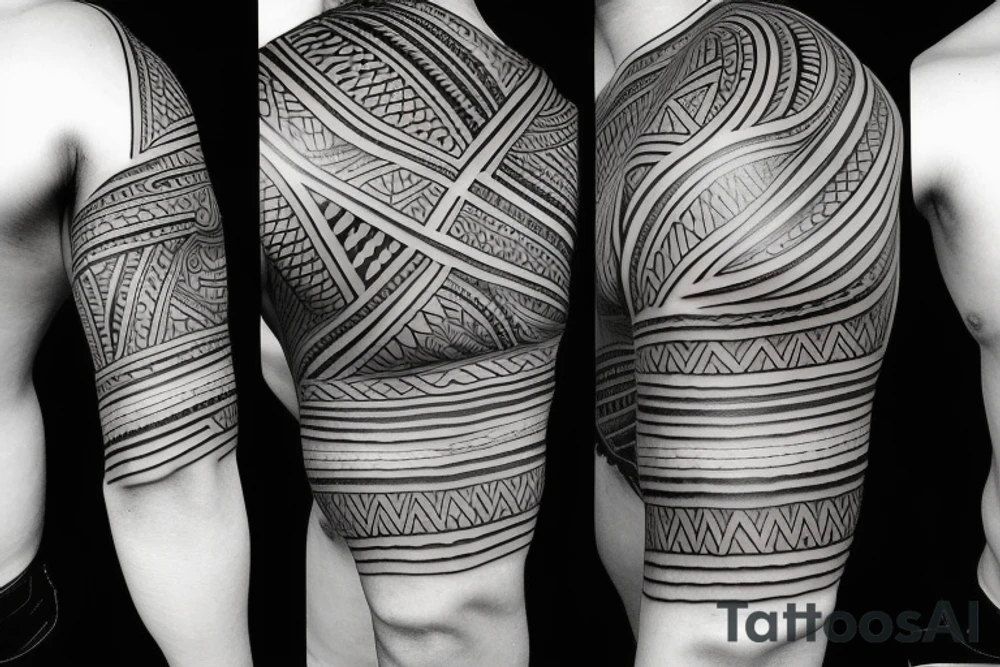 Polynesian armwrist tattoo tattoo idea