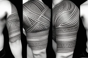 Polynesian armwrist tattoo tattoo idea