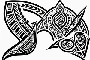 Polynesian small armwrist tattoo tattoo idea