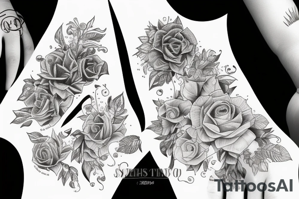 Teo Hands reach for each other tattoo idea