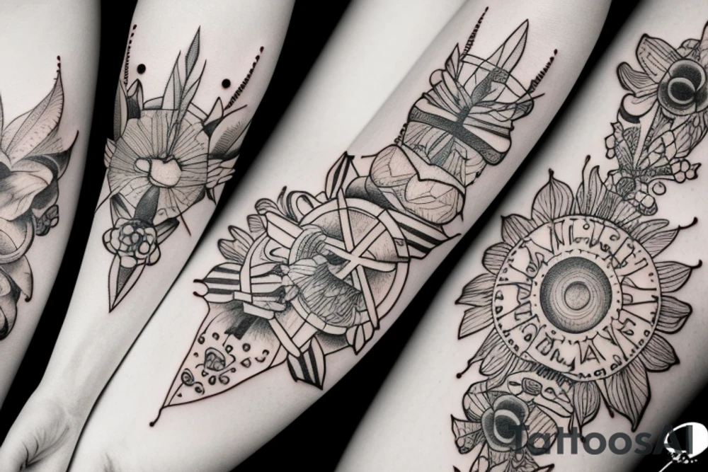 Two Hands close-up reaching for each other tattoo idea