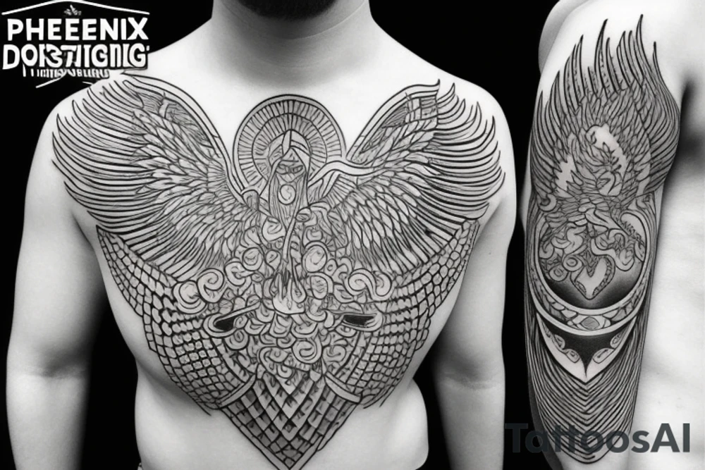 Phoenix tattoo idea
