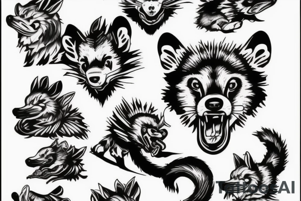 honey badger tattoo idea