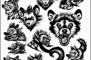 honey badger tattoo idea