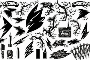 lightning tattoo idea