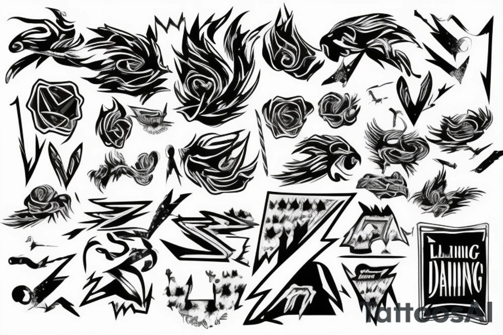 lightning tattoo idea