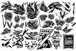 lightning tattoo idea