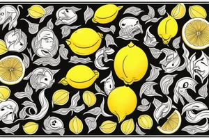 lemon with hundred dollar tattoo idea
