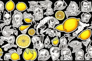 lemon  hundred dollar tattoo idea