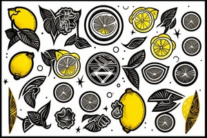 lemon hundred dollar tattoo idea