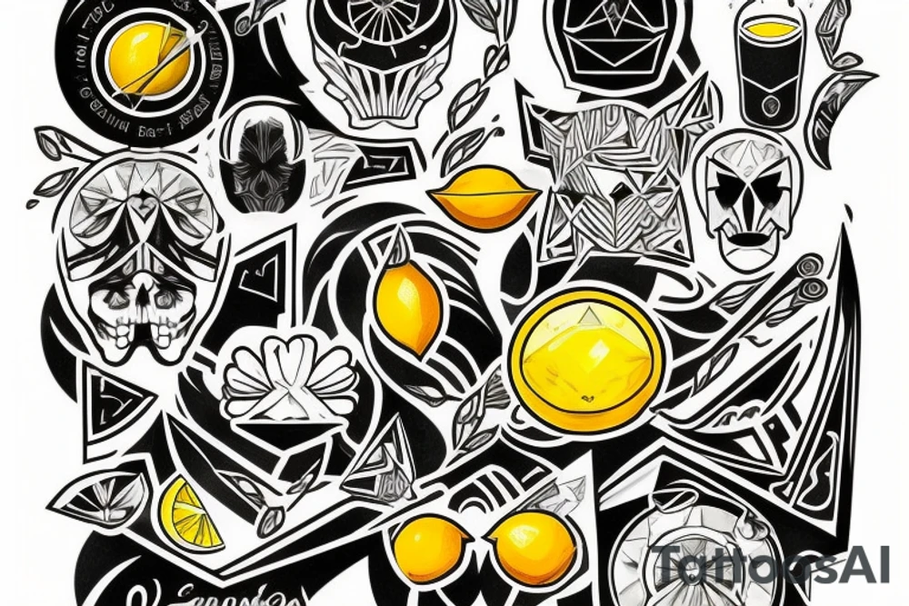 lemon hundred dollar tattoo idea
