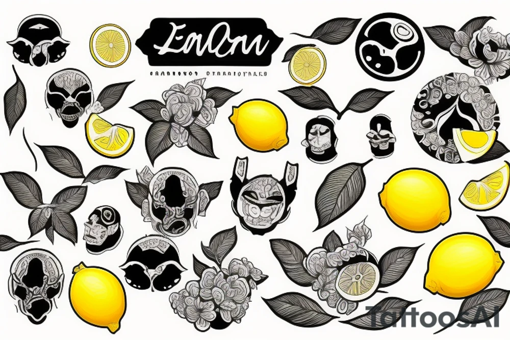 lemon hundred dollar tattoo idea