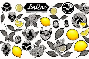 lemon hundred dollar tattoo idea