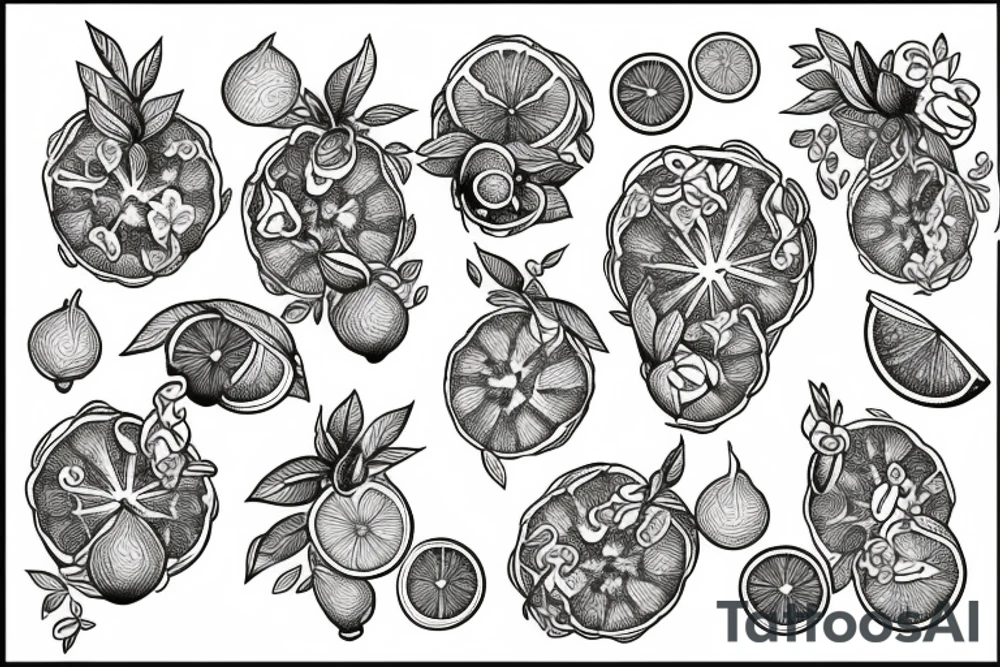 lemon hundred dollar tattoo idea