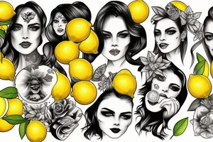 lemon hundred dollar tattoo idea