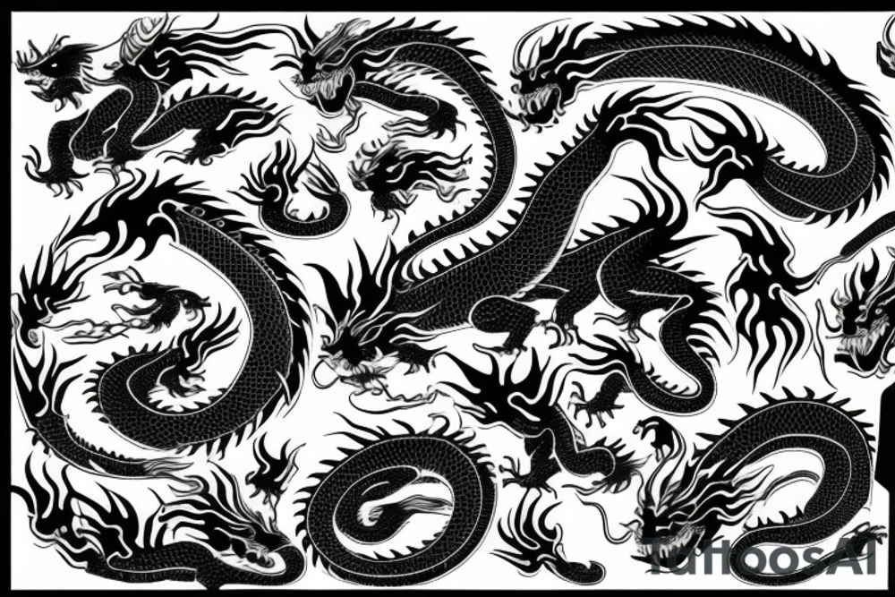 Dragon tattoo idea
