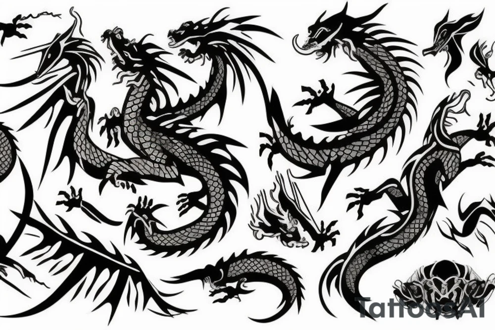 Dragon tattoo idea