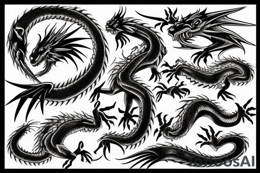 Dragon tattoo idea