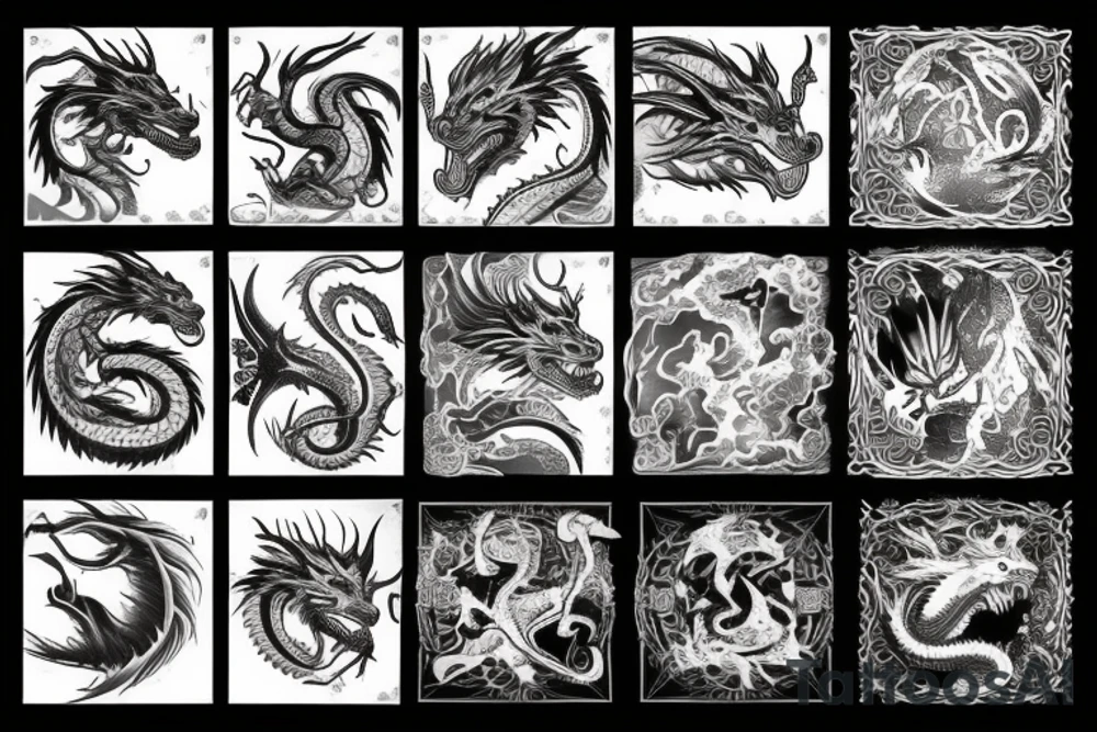 Dragon tattoo idea