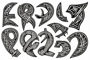 Runes tattoo idea