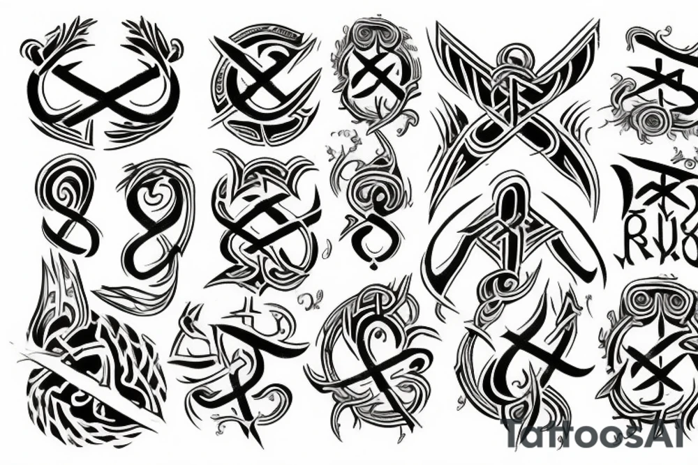 Runes tattoo idea