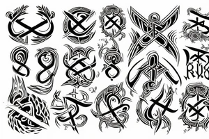 Runes tattoo idea