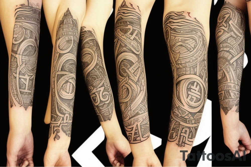 Runes tattoo idea