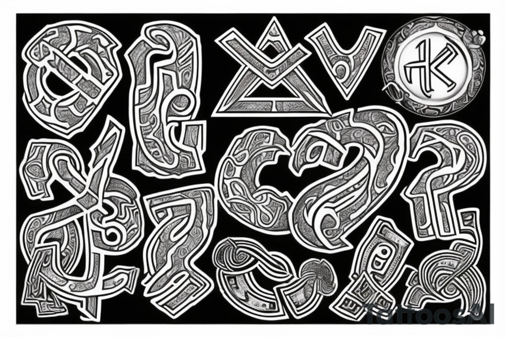 Runes tattoo idea
