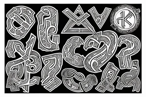 Runes tattoo idea