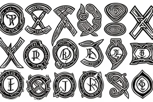 Runes tattoo idea