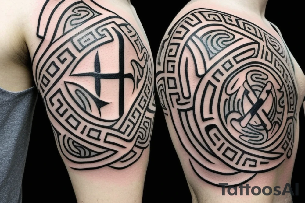 Scandinavian runes tattoo idea