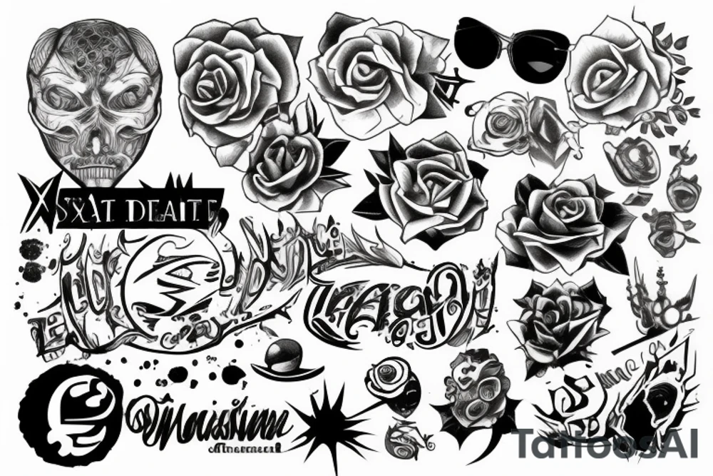 word XD tattoo idea