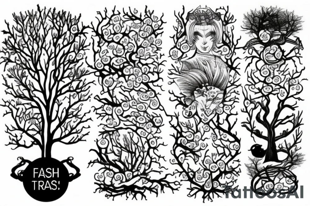 sacura tree tattoo idea