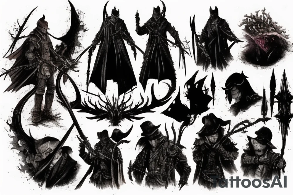 bloodborne hunter mark tattoo idea