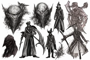 bloodborne hunter mark tattoo idea