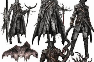 bloodborne hunter mark tattoo idea