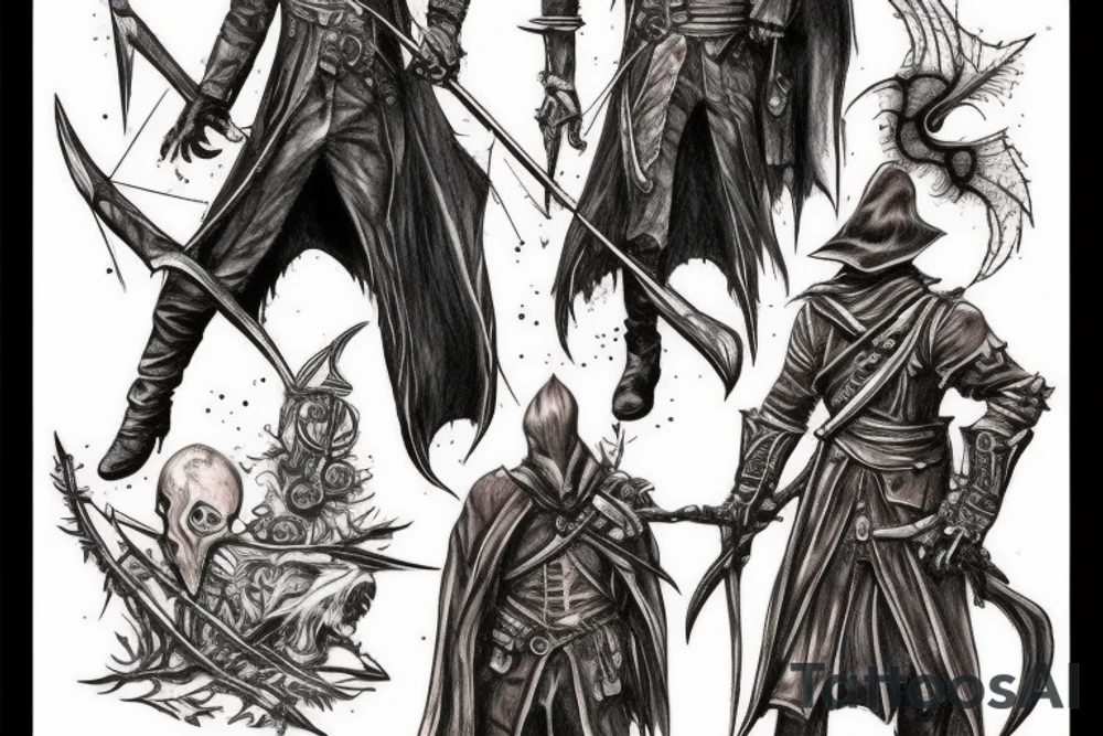 bloodborne hunter mark tattoo idea