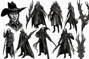bloodborne hunter mark tattoo idea