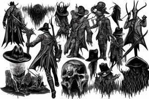 bloodborne hunter mark tattoo idea