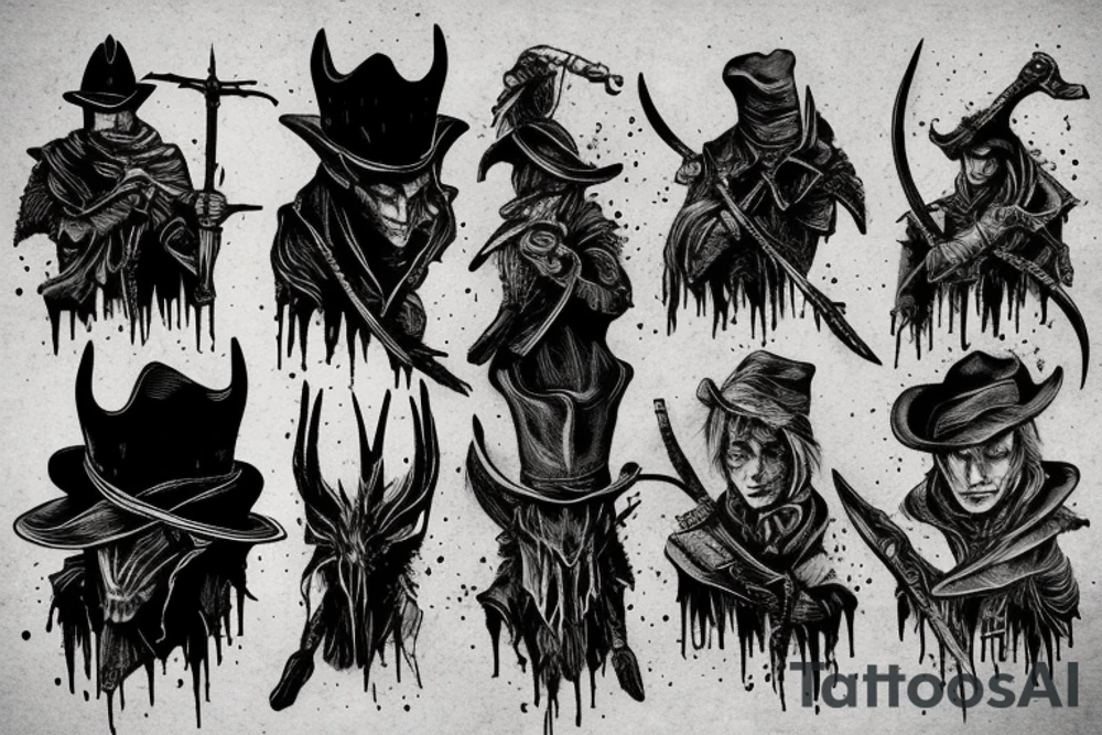 bloodborne hunter mark tattoo idea