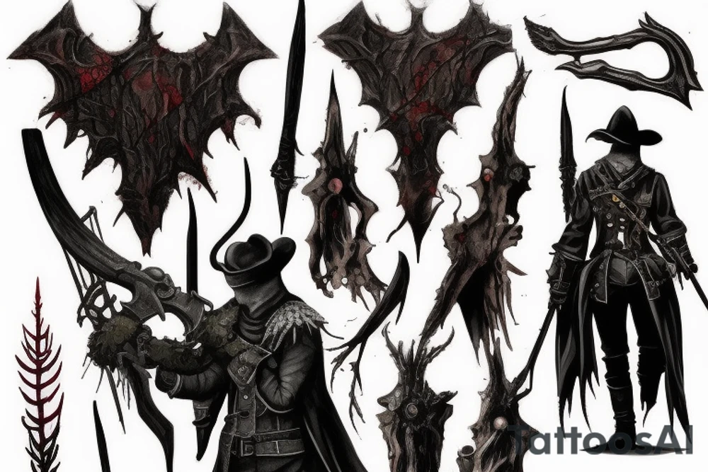 bloodborne hunter mark tattoo idea