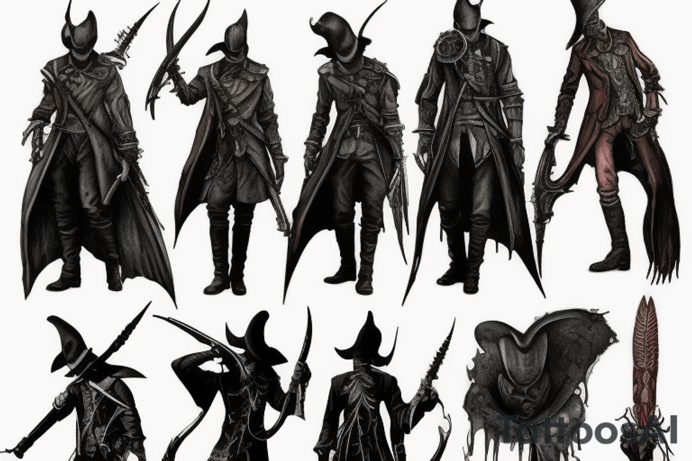 bloodborne hunter mark tattoo idea