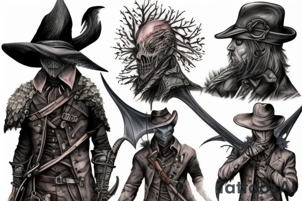 bloodborne hunter mark tattoo idea