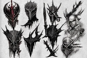 bloodborne hunter tattoo idea