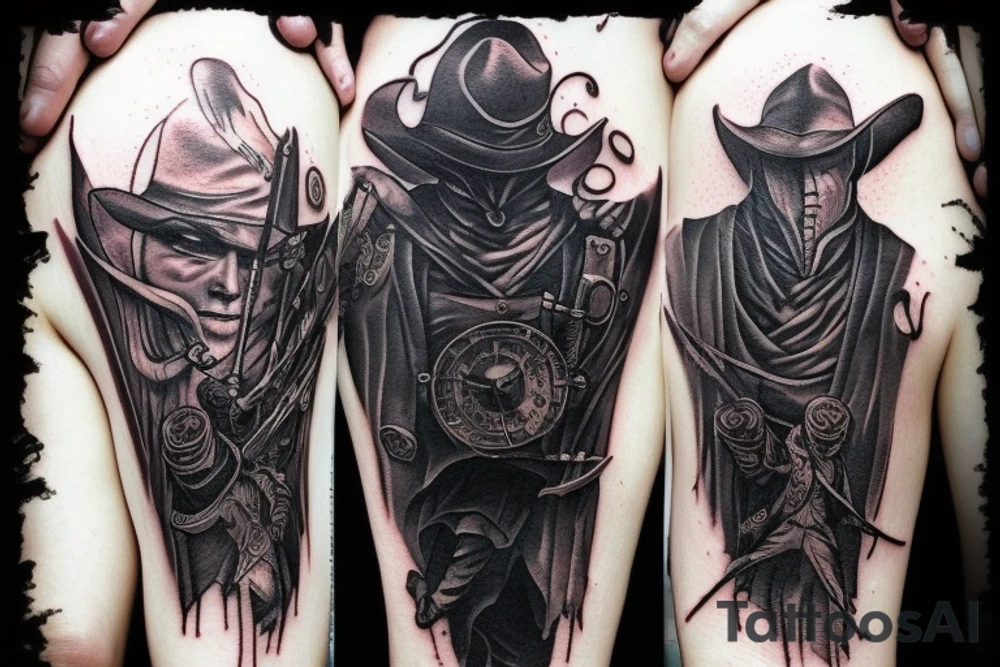 bloodborne hunter tattoo idea