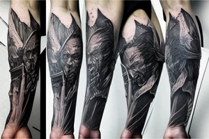 bloodborne hunter full height tattoo idea
