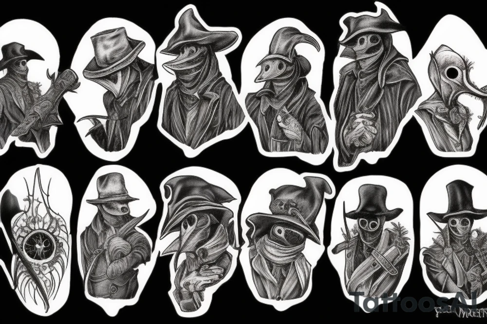 plague doctor bloodborne hunter tattoo idea